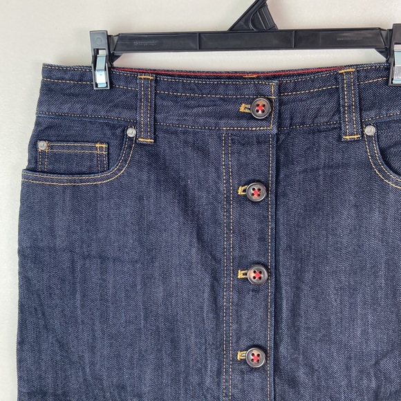 ✨3/$25✨ Nautica Button Front Jean Skirt - 6 - Picture 2 of 8